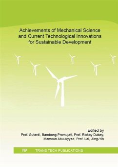 Achievements of Mechanical Science and Current Technological Innovations for Sustainable Development (eBook, PDF)