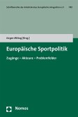 Europäische Sportpolitik (eBook, PDF)