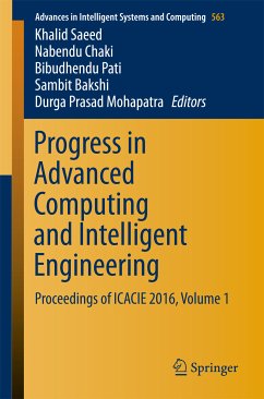 Progress in Advanced Computing and Intelligent Engineering (eBook, PDF)