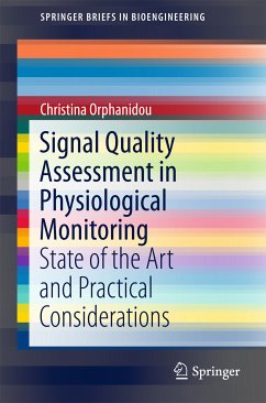 Signal Quality Assessment in Physiological Monitoring (eBook, PDF) - Orphanidou, Christina