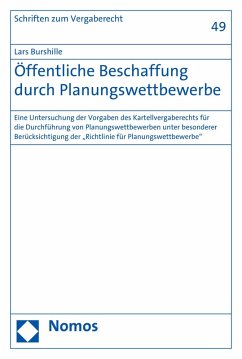 Öffentliche Beschaffung durch Planungswettbewerbe (eBook, PDF) - Burshille, Lars