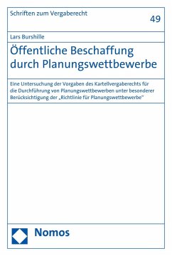 Cover Öffentliche Beschaffung durch Planungswettbewerbe (eBook, PDF)