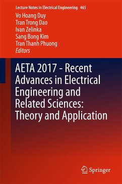 AETA 2017 - Recent Advances in Electrical Engineering and Related Sciences: Theory and Application (eBook, PDF)