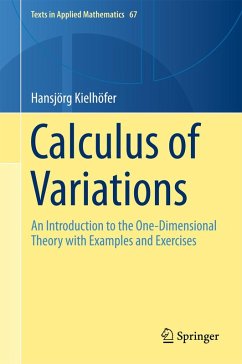 Calculus of Variations (eBook, PDF) - Kielhöfer, Hansjörg