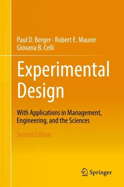 Experimental Design (eBook, PDF) - Berger, Paul D.; Maurer, Robert E.; Celli, Giovana B.