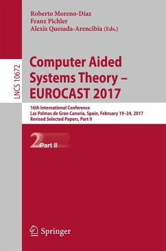 Cover Computer Aided Systems Theory - EUROCAST 2017 (eBook, PDF)