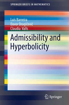 Admissibility and Hyperbolicity (eBook, PDF) - Barreira, Luís; Dragičević, Davor; Valls, Claudia