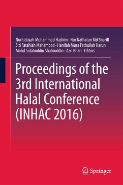 Proceedings of the 3rd International Halal Conference (INHAC 2016) (eBook, PDF)