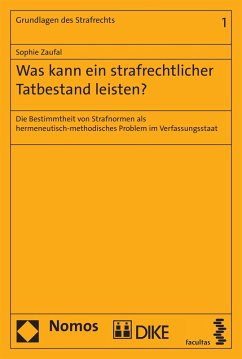 Cover Was kann ein strafrechtlicher Tatbestand leisten? (eBook, PDF)