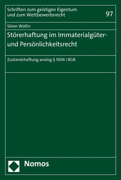 Cover Störerhaftung im Immaterialgüter- und Persönlichkeitsrecht (eBook, PDF)