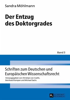 Der Entzug des Doktorgrades (eBook, ePUB) - Sandra Mohlmann, Mohlmann