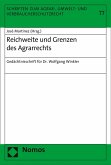 Reichweite und Grenzen des Agrarrechts (eBook, PDF)