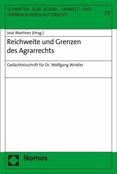 Reichweite und Grenzen des Agrarrechts (eBook, PDF)