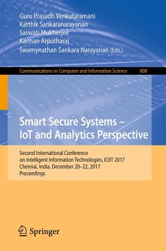 Smart Secure Systems - IoT and Analytics Perspective (eBook, PDF)