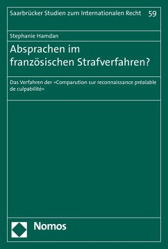 Cover Absprachen im französischen Strafverfahren? (eBook, PDF)