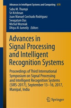 Advances in Signal Processing and Intelligent Recognition Systems (eBook, PDF)