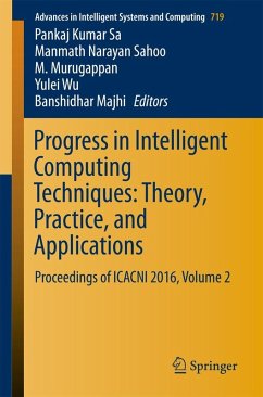 Progress in Intelligent Computing Techniques: Theory, Practice, and Applications (eBook, PDF)