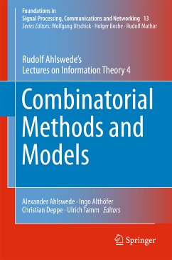 Combinatorial Methods and Models (eBook, PDF) - Ahlswede, Rudolf