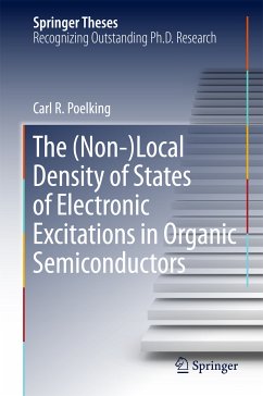 The (Non-)Local Density of States of Electronic Excitations in Organic Semiconductors (eBook, PDF) - Poelking, Carl. R
