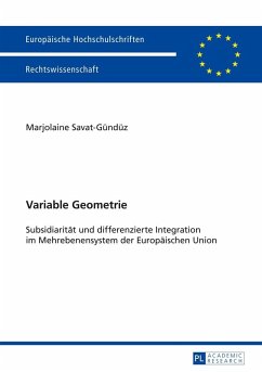 Variable Geometrie (eBook, ePUB) - Marjolaine Savat-Gunduz, Savat-Gunduz