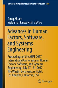 Advances in Human Factors, Software, and Systems Engineering (eBook, PDF)