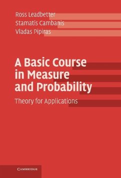 Basic Course in Measure and Probability (eBook, ePUB) - Leadbetter, Ross