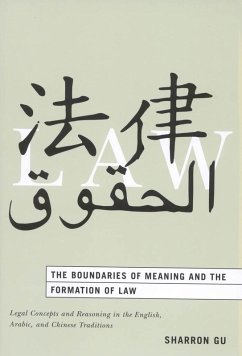 Boundaries of Meaning and the Formation of Law (eBook, PDF) - Gu, Sharron