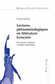 Lectures phenomenologiques en litterature francaise (eBook, PDF)