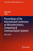 Proceedings of the International Conference on Microelectronics, Computing & Communication Systems (eBook, PDF)