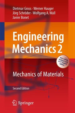 Engineering Mechanics 2 (eBook, PDF) - Gross, Dietmar; Hauger, Werner; Schröder, Jörg; Wall, Wolfgang A.; Bonet, Javier