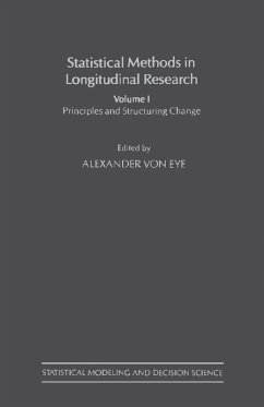 Statistical Methods in Longitudinal Research (eBook, PDF) - Eye, Alexander Von