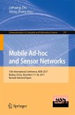 Mobile Ad-hoc and Sensor Networks (eBook, PDF)