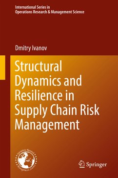 Structural Dynamics and Resilience in Supply Chain Risk Management (eBook, PDF) - Ivanov, Dmitry