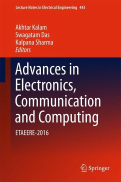 Cover Advances in Electronics, Communication and Computing (eBook, PDF)