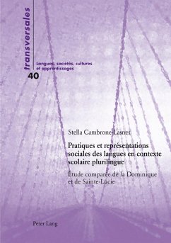 Pratiques et representations sociales des langues en contexte scolaire plurilingue (eBook, PDF) - Cambrone-Lasnes, Stella
