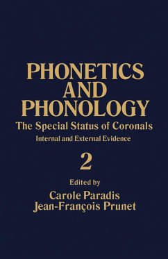 Cover The Special Status of Coronals: Internal and External Evidence (eBook, PDF)