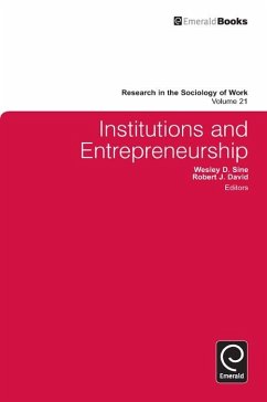 Cover Institutions and Entrepreneurship (eBook, PDF)