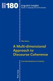 Multi-dimensional Approach to Discourse Coherence (eBook, ePUB)