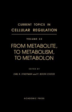 From Metabolite, to Metabolism, to Metabolon (eBook, PDF)