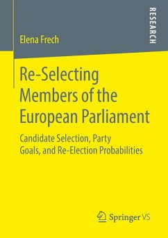 Re-Selecting Members of the European Parliament (eBook, PDF) - Frech, Elena