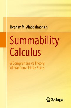 Summability Calculus (eBook, PDF) - Alabdulmohsin, Ibrahim M.