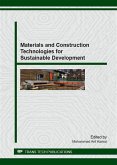 Materials and Construction Technologies for Sustainable Development (eBook, PDF)