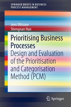 Prioritising Business Processes (eBook, PDF) - Ohlsson, Jens; Han, Shengnan