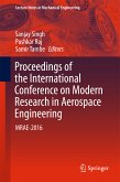 Proceedings of the International Conference on Modern Research in Aerospace Engineering (eBook, PDF)