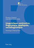 Linguistique contrastive, linguistique appliquee, sociolinguistique (eBook, PDF)