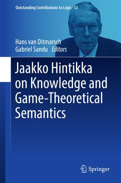 Jaakko Hintikka on Knowledge and Game-Theoretical Semantics (eBook, PDF)