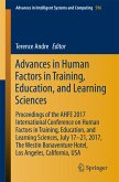 Advances in Human Factors in Training, Education, and Learning Sciences (eBook, PDF)