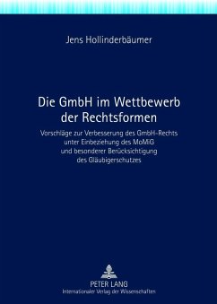 Die GmbH im Wettbewerb der Rechtsformen (eBook, PDF) - Hollinderbaumer, Jens