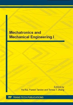 Cover Mechatronics and Mechanical Engineering I (eBook, PDF)