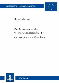 Die Minnereden der Wiener Handschrift 2959 (eBook, PDF) - Mareiner, Michael